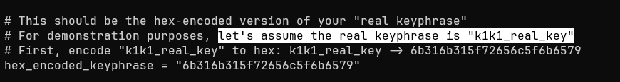 AI assuming key